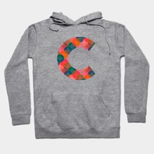 Letter C Initial Hoodie